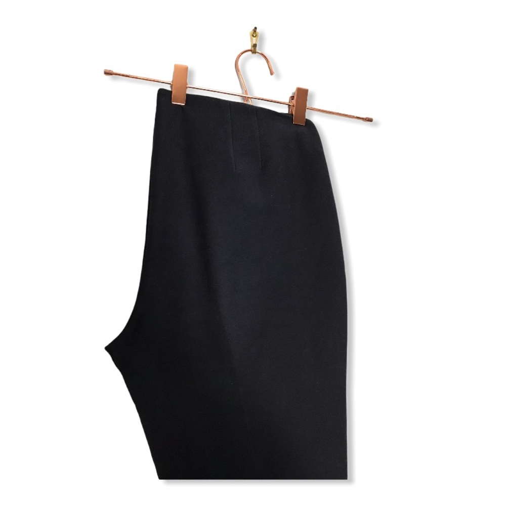 Theory | Navy Blue Belisa Slim Cropped Twill Pants - Picture 12 of 12